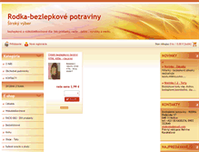 Tablet Screenshot of bezlepka-rodka.sk